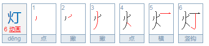 灯 可以组什么词