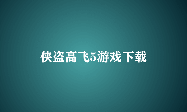 侠盗高飞5游戏下载