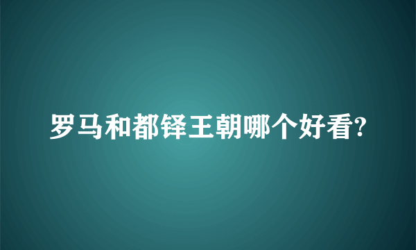 罗马和都铎王朝哪个好看?