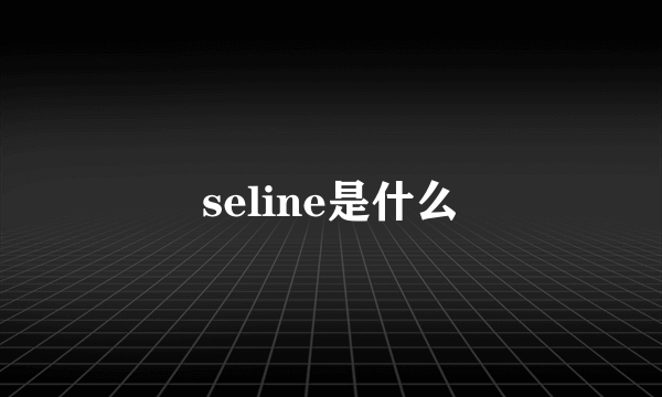 seline是什么