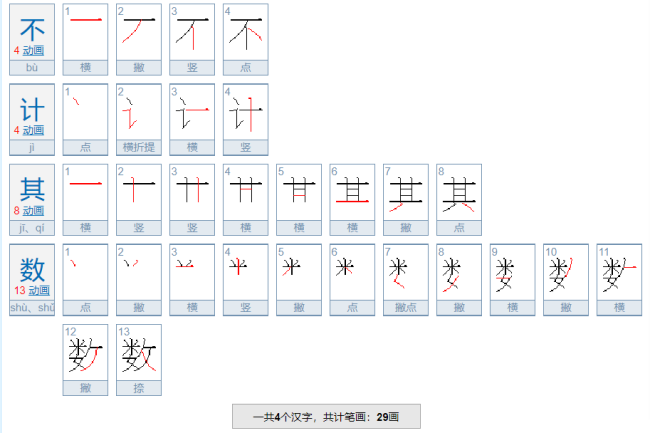 不计其数的意思是什么？