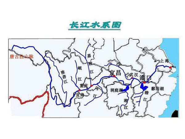 长江流域路线图