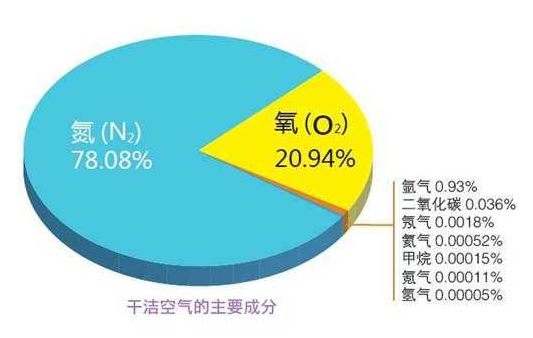 空气中主要是什么成分？百分含量是怎样的？