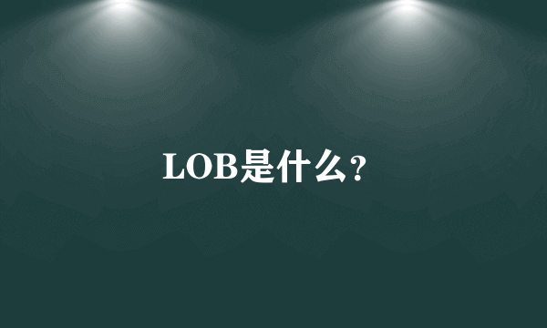 LOB是什么？