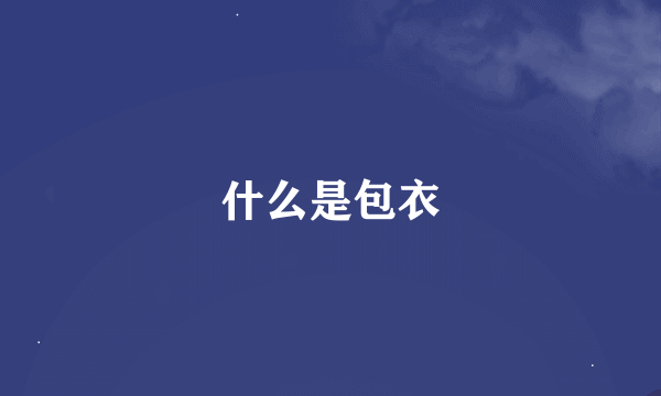 什么是包衣