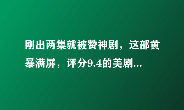 刚出两集就被赞神剧，这部黄暴满屏，评分9.4的美剧很炸裂吗