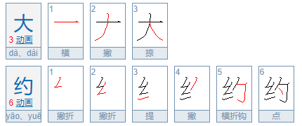 大致的近义词