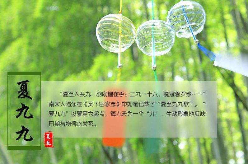 什么是夏九九歌谣?