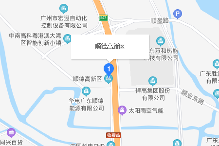 顺德高新区在哪个镇？