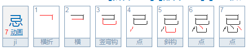 忌是什么意思?