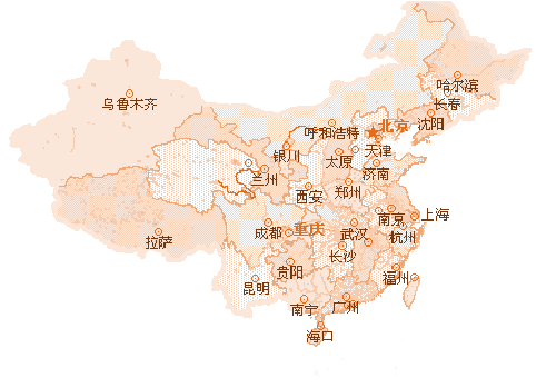 中国各个省简称及省城