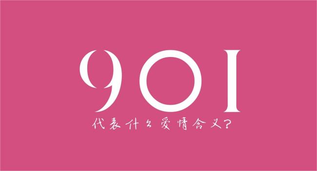 数字901代表什么爱情含义?