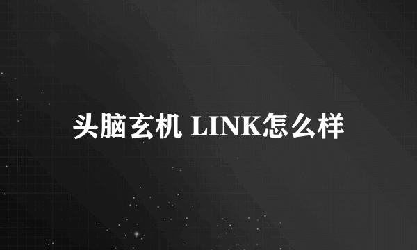 头脑玄机 LINK怎么样