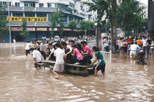 98年长江洪水主要淹了哪些城市