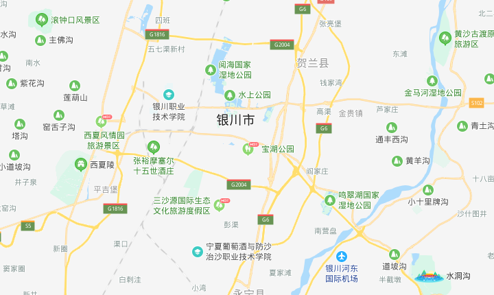 银川属于甘肃省吗?