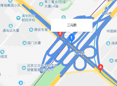 北京市的三元桥属于朝阳还是东城区？