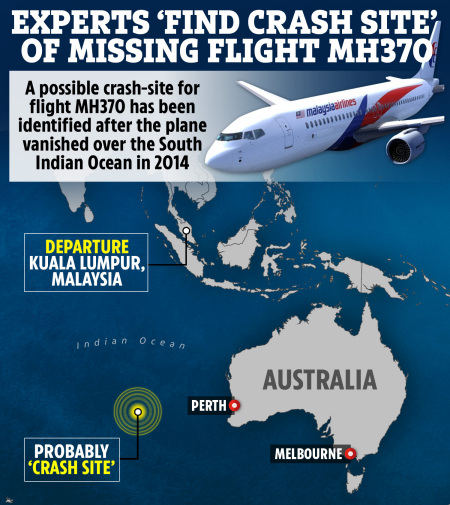 英媒：MH370是美国人干的，客机在岘港外海被激光武器击落?