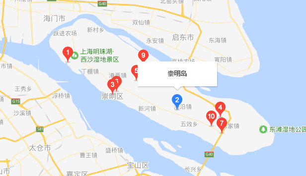 上海市崇明岛在什么位置?