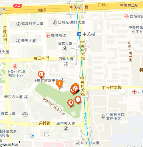 北京家乐福中关村店在哪里？