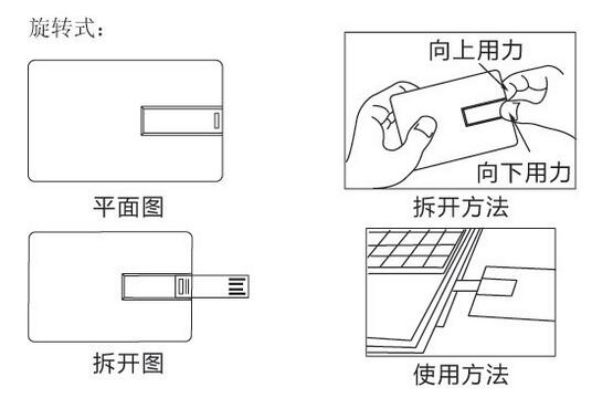 卡片式u盘怎么用