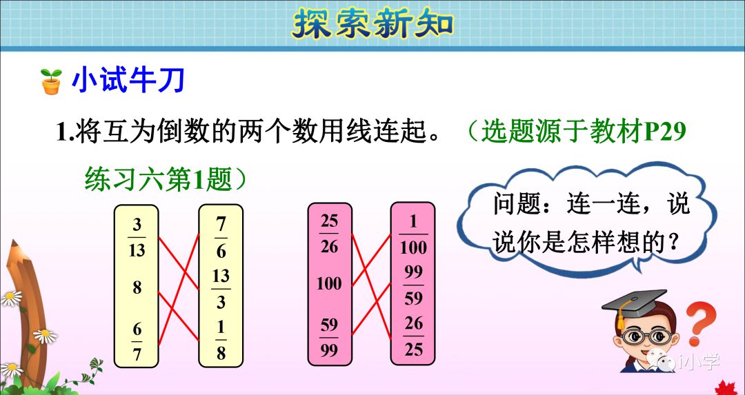 小学数学倒数的认识