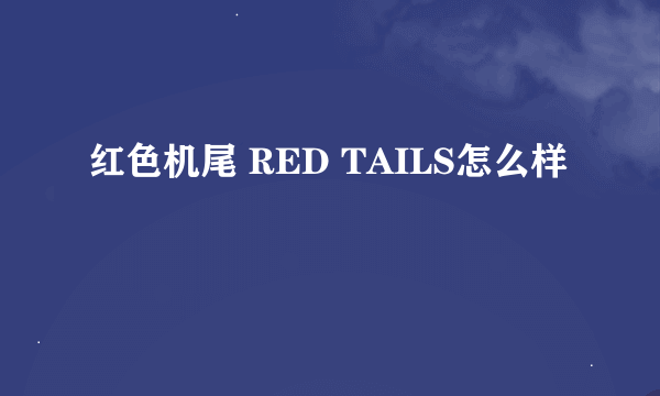 红色机尾 RED TAILS怎么样