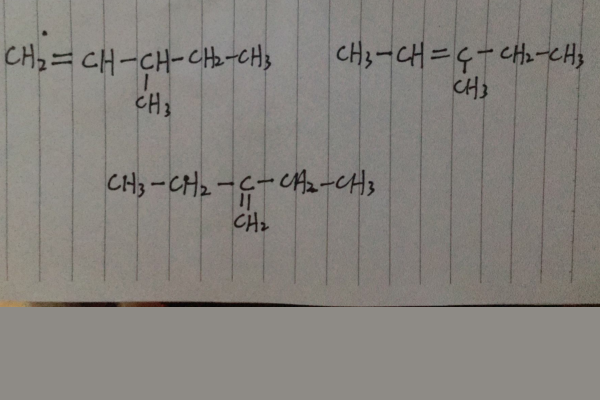 C6H12属于烯烃的同分异构体有几种