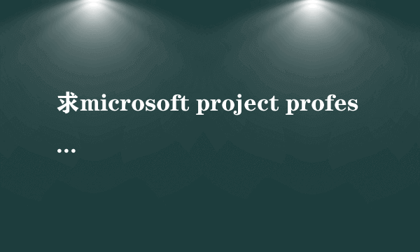 求microsoft project professional 2010密钥