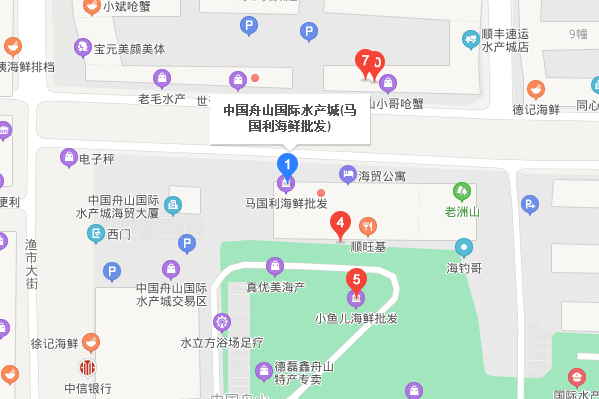 浙江舟山活海鲜批发市场在哪里？