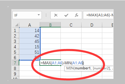 excel计算极差怎么算