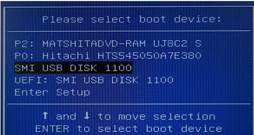 系统显示Please Select boot device：是什么意思？