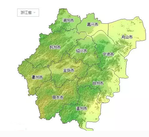 中国各省轮廓黑白图