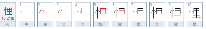 李悝的悝怎么读