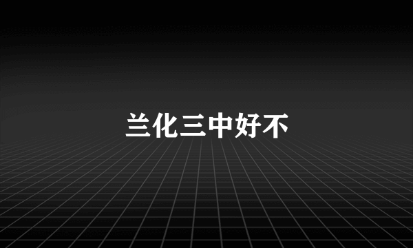 兰化三中好不