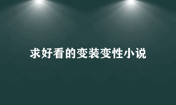 求好看的变装变性小说