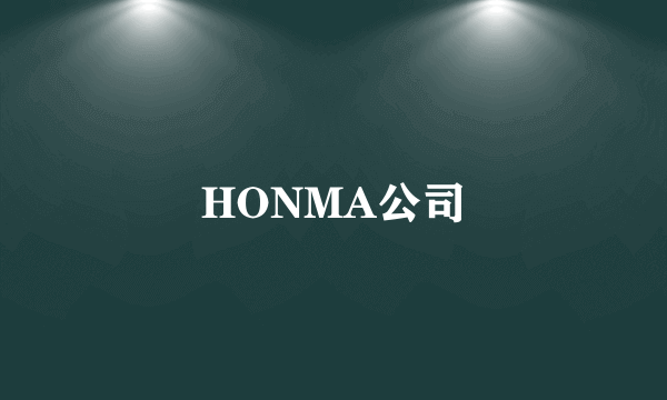 HONMA公司