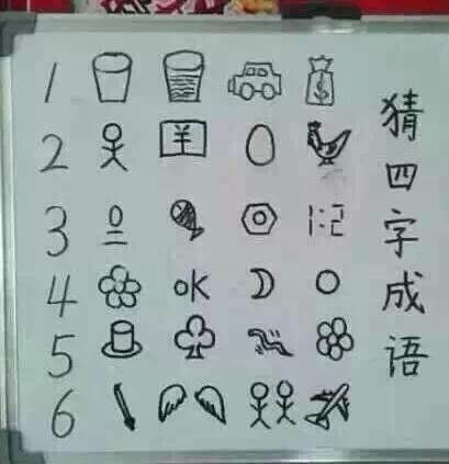 看图猜四字成语答案及图片