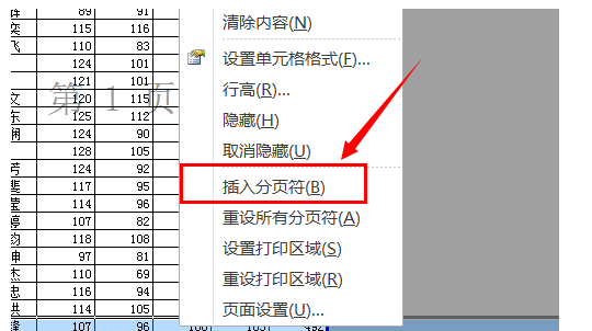 EXCEL按一定要求插入分页符，有没有快捷方式？